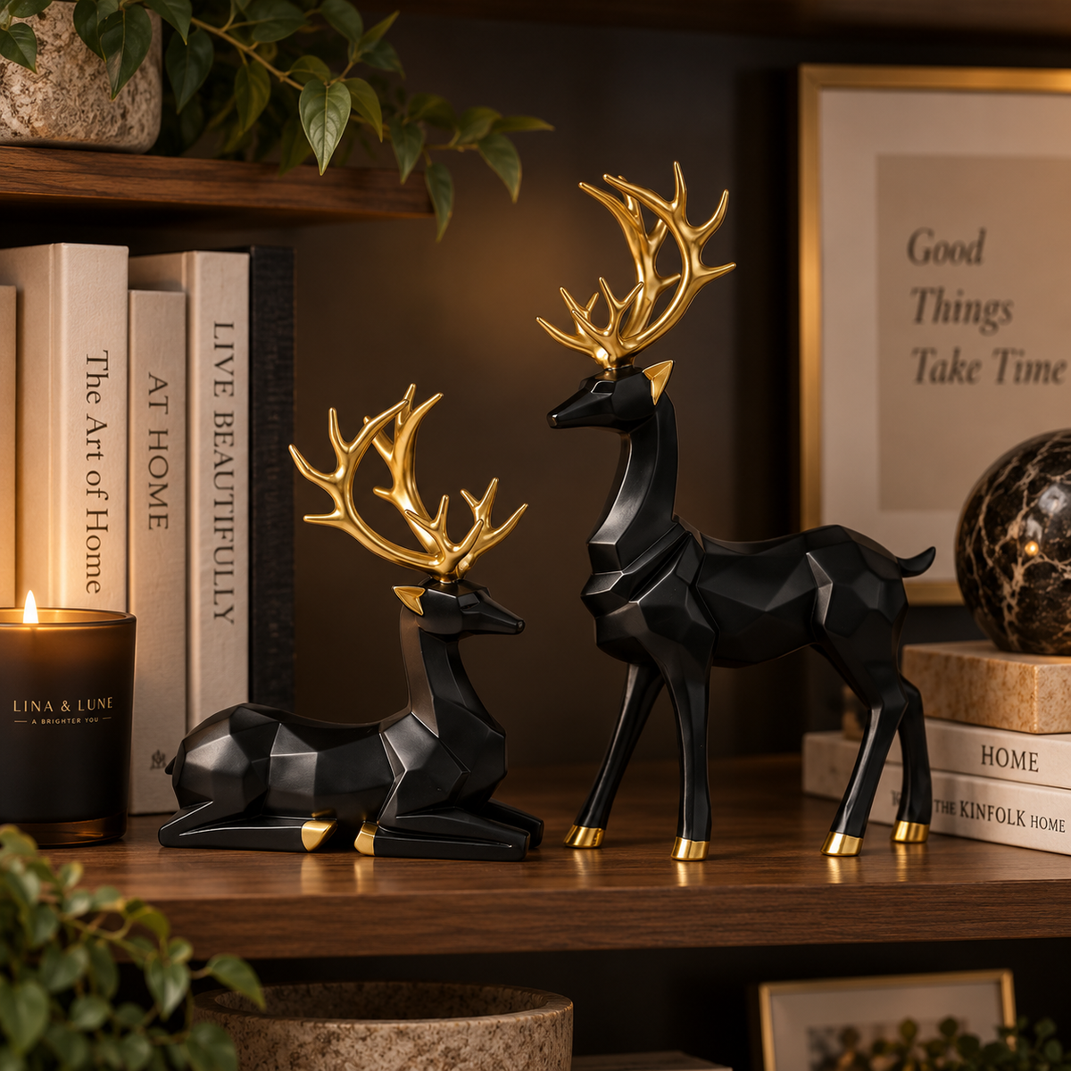 Everly Deer Décor Set