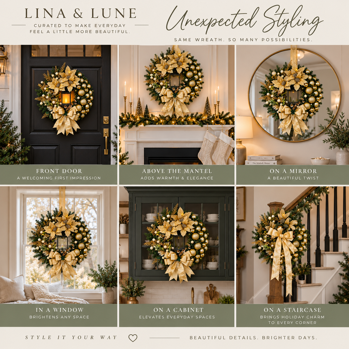 Winterlight Holiday Wreath