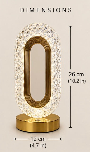 Golden Glow Touch Table Lamp