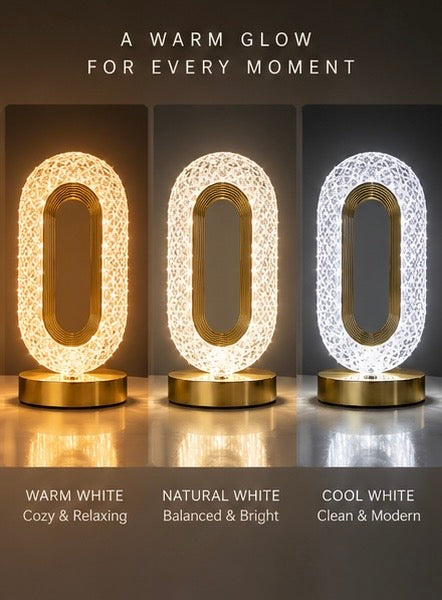 Golden Glow Touch Table Lamp