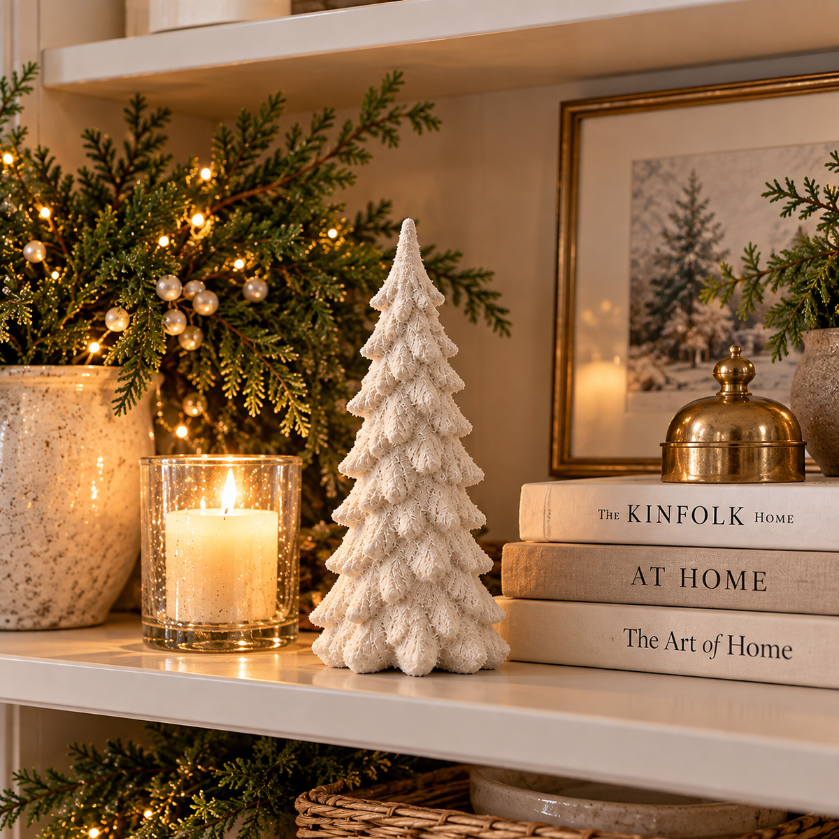 Snowfall Pines Decorative Trees
