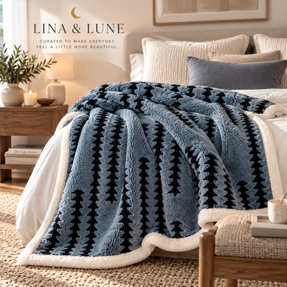 Haven Stripe Plush Blanket
