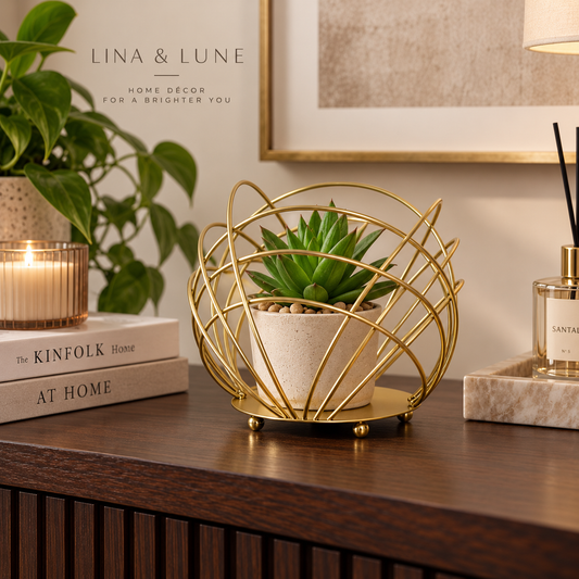 Aurelia Gold Plant Holder