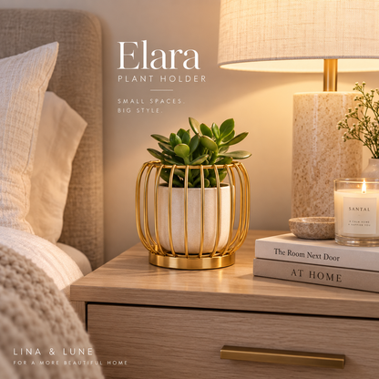 Elara Gold Plant Holder