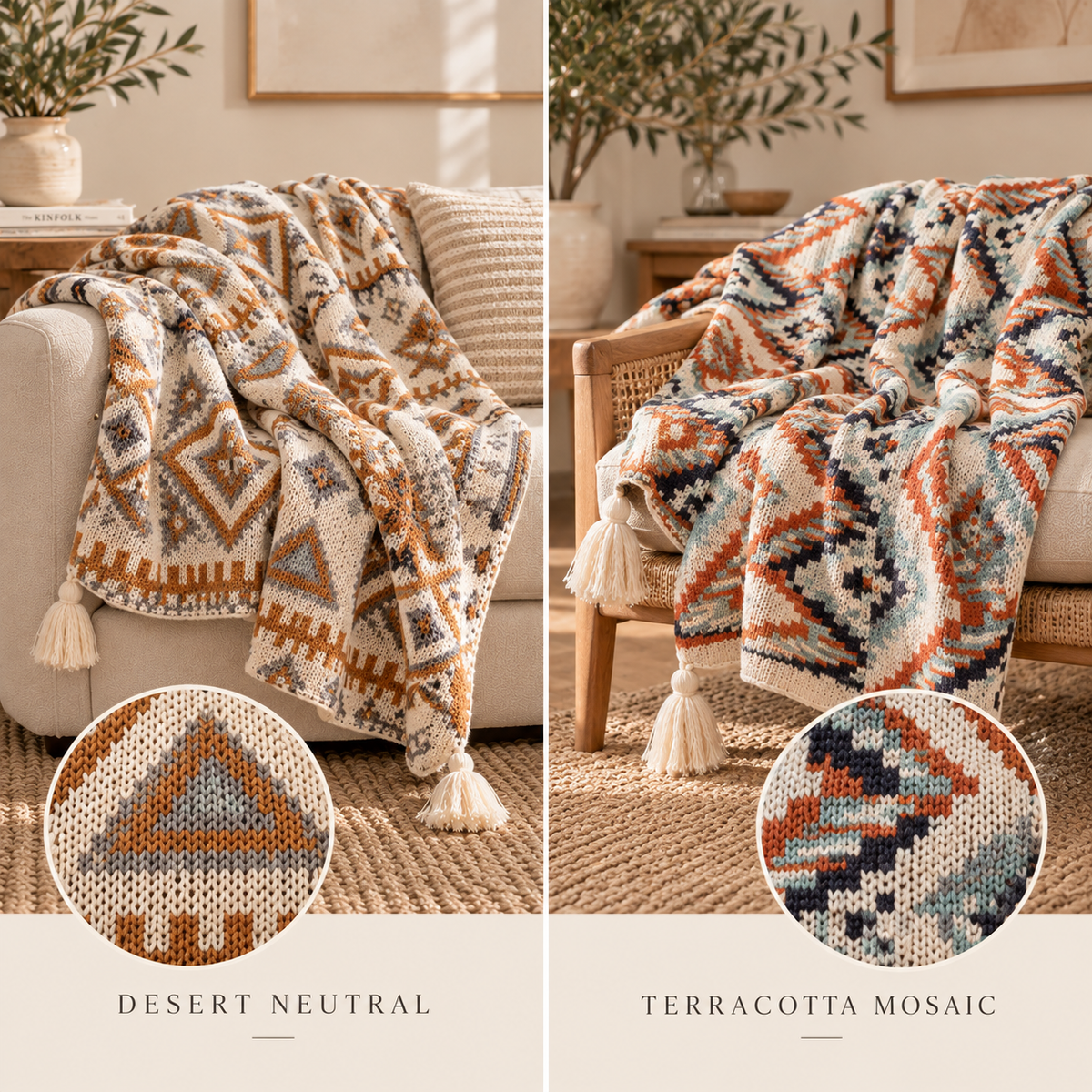 Sienna Knit Throw Blanket