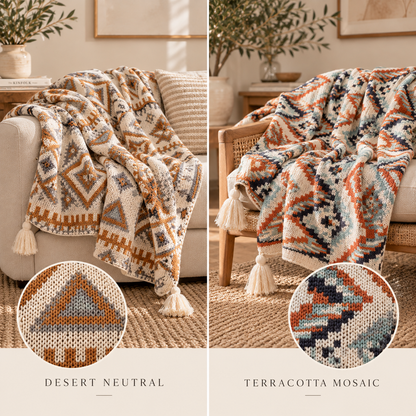 Sienna Knit Throw Blanket