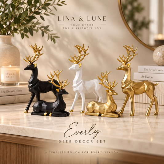 Everly Deer Décor Set