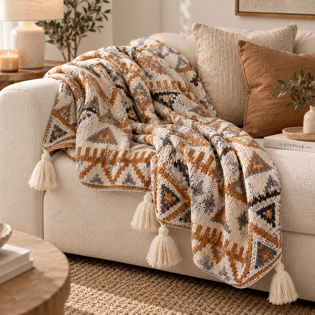 Sienna Knit Throw Blanket