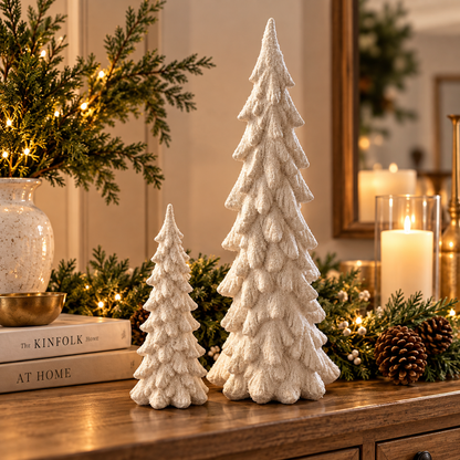 Snowfall Pines Decorative Trees