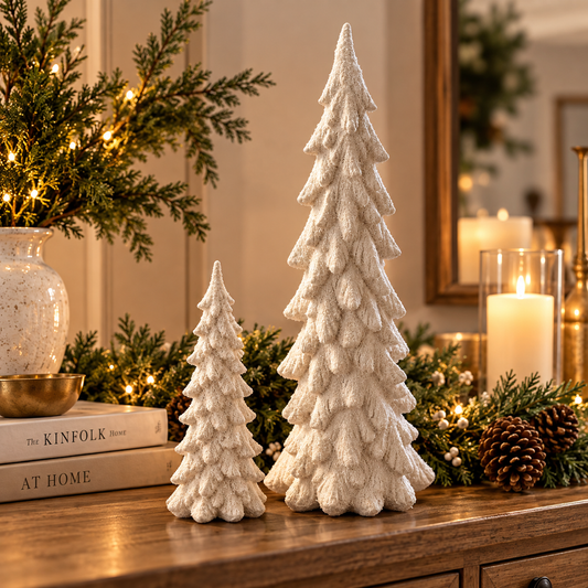 Snowfall Pines Decorative Trees
