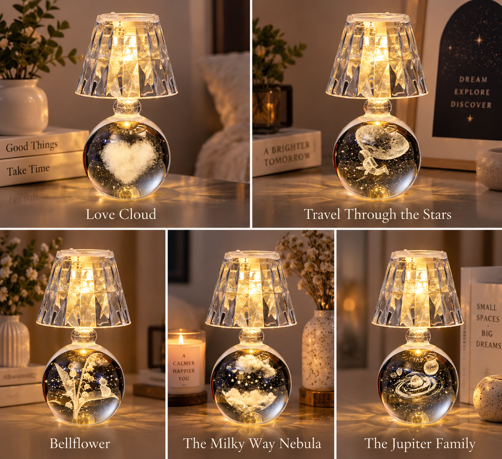 Celestial Crystal Ball Lamp