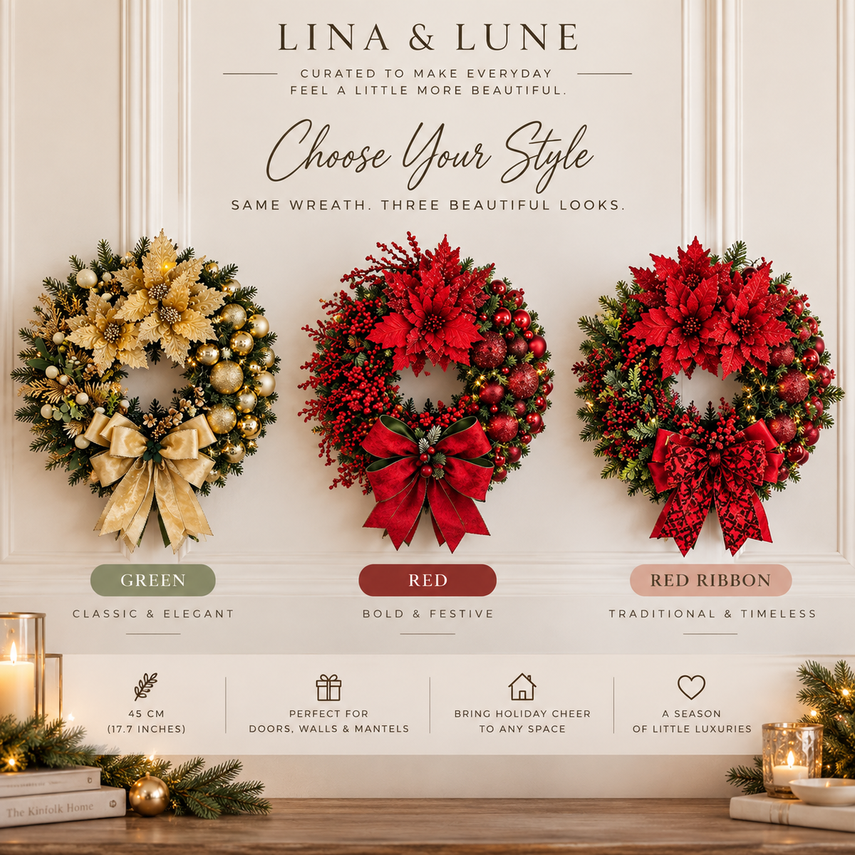Winterlight Holiday Wreath
