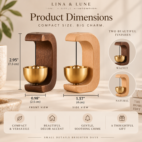 Serene Wooden Chime