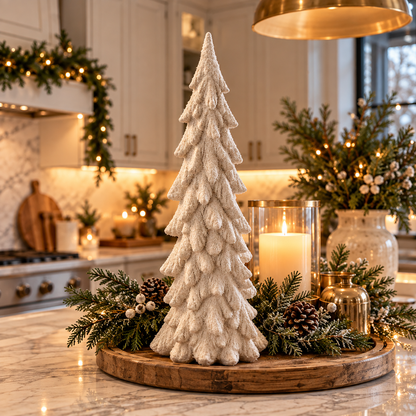 Snowfall Pines Decorative Trees