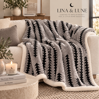 Haven Stripe Plush Blanket