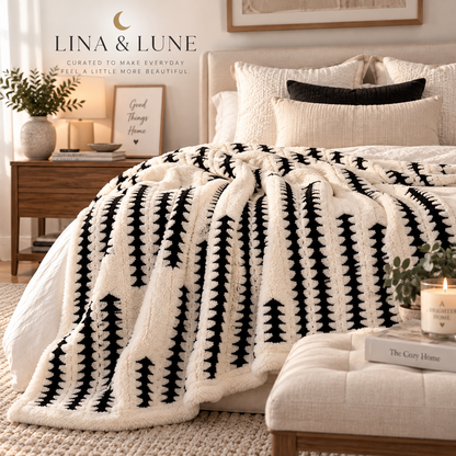 Haven Stripe Plush Blanket